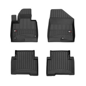 Hyundai Santa Fe Floor Mat - Omac - Premium TPE - Black - '13-'18 Hyundai Santa Fe Floor Mat - Omac - Premium TPE - Black - '13-'18
